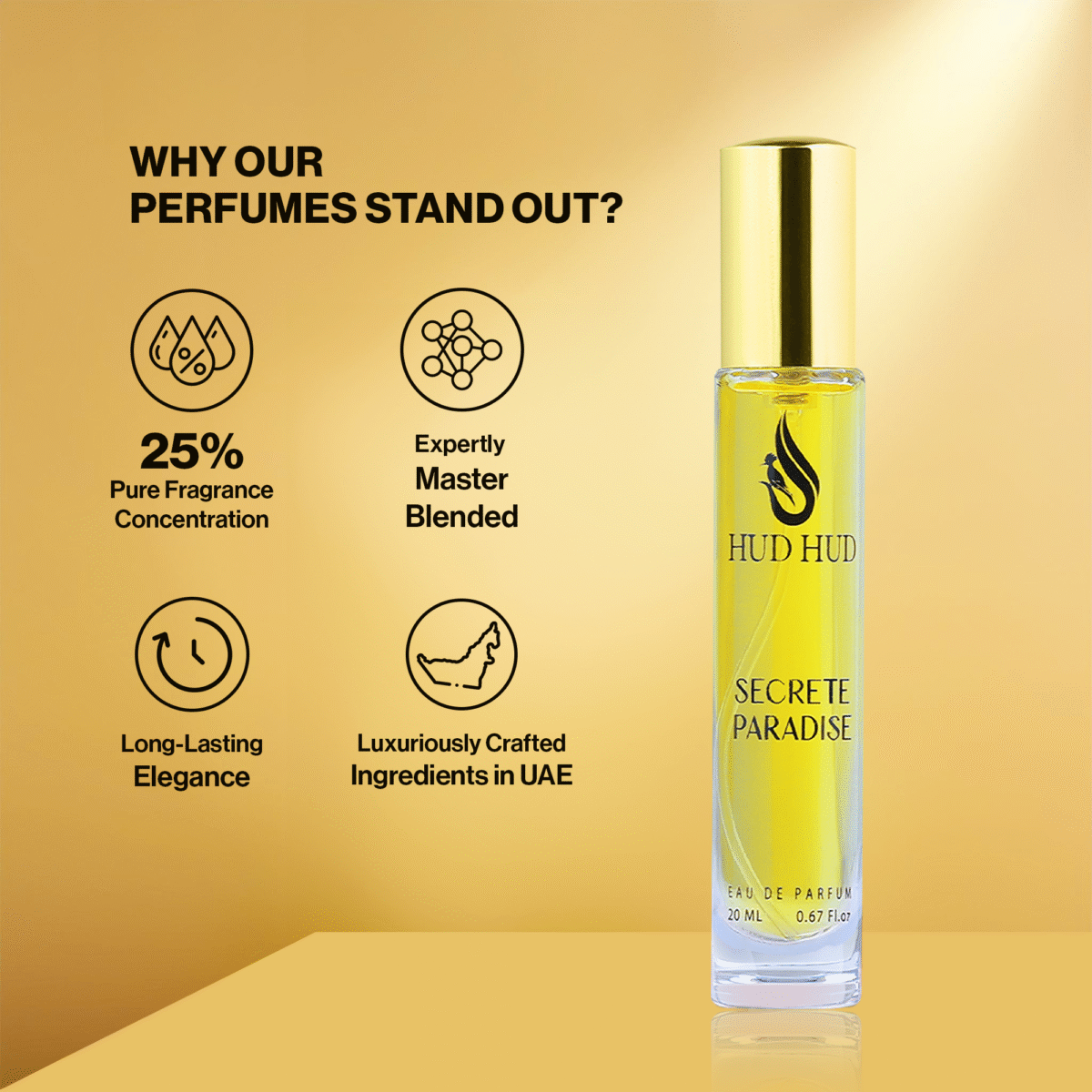 Secrete Paradise Perfume 20ml - Image 3