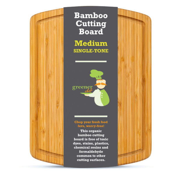 Greener Chef Bamboo Cutting Board Medium (15 x 11 Inches)
