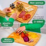 Greener Chef Bamboo Cutting Board Extra Large (18 x 12.5 Inches) - Image 3